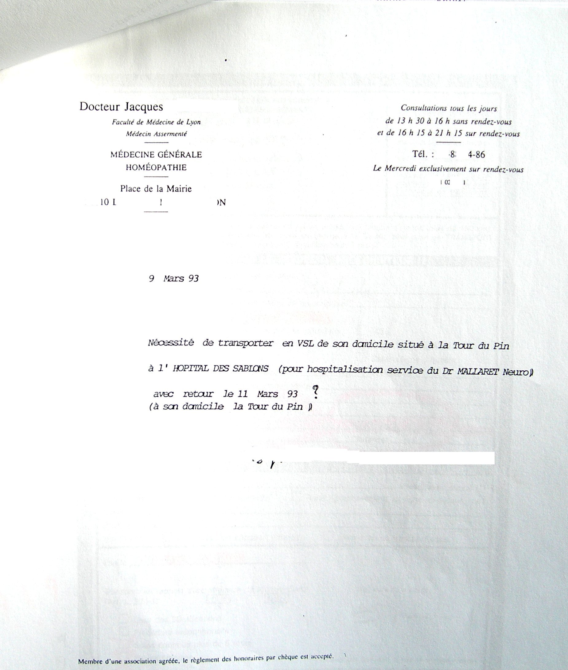 Arrêt De Travail Sortie Libre Hors Département